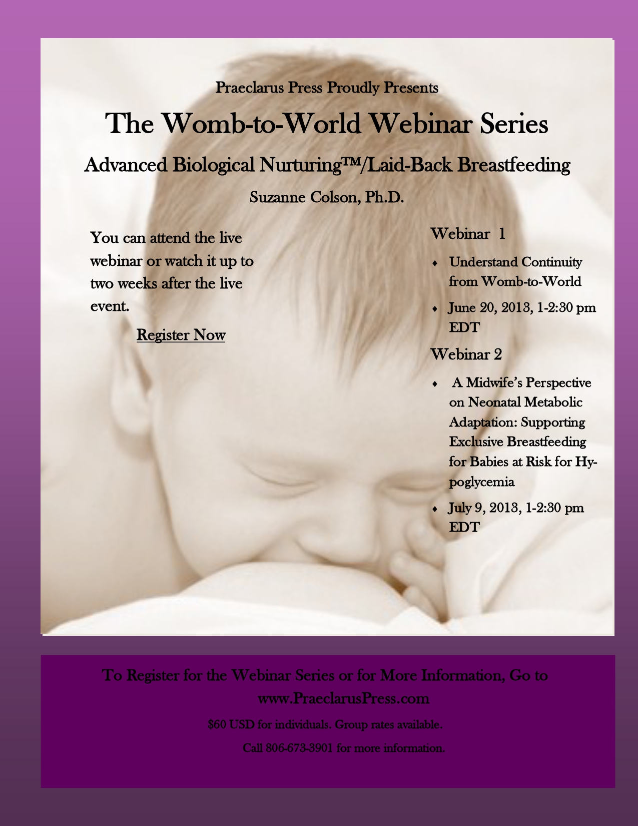 Webinars suzanne colson - Biological Nurturing Webinars biological ...